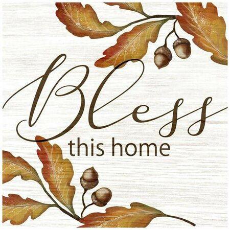 YOUNGS Wood Bless this Home Wall Plaque 30046